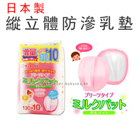 (向日葵小屋)香港孕婦及嬰幼兒專門店/日本chuchubaby/啾啾防溢母乳墊/130+10枚入/增量版 #105564