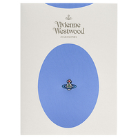  全新Vivienne Westwood紫藍色Logo絲襪 