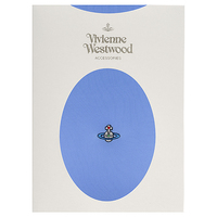  全新Vivienne Westwood紫藍色Logo絲襪  