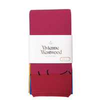  全新Vivienne Westwood黃藍桃紅色拼合長褲  
