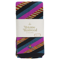  全新Vivienne Westwood黑色彩色斜間Logo長褲  