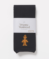  全新Vivienne Westwood深灰色機械人Logo絲襪長褲  