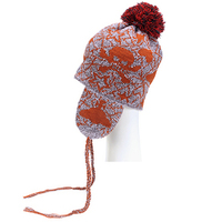  全新Vivienne Westwood日本版橙色骷髏圖案Logo冷帽  
