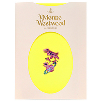  全新Vivienne Westwood鮮黃色雀仔Logo絲襪  