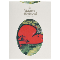  全新Vivienne Westwood草綠色心心花草圖案絲襪  