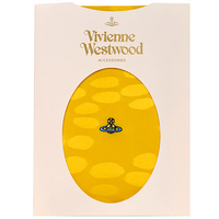  全新Vivienne Westwood黃色圓圈Logo絲襪 