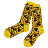  全新Vivienne Westwood黃色爆炸Logo短襪  