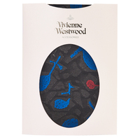  全新Vivienne Westwood黑色紅藍圖案絲襪  