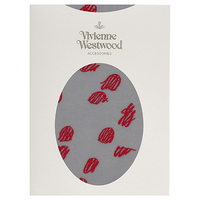  全新Vivienne Westwood淺灰色圓形劃紋絲襪  