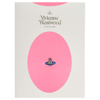  全新Vivienne Westwood鮮粉紅色Logo絲襪 