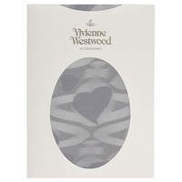  全新Vivienne Westwood淺灰色灰心大Logo絲襪  