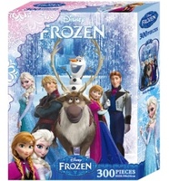 台灣直送 - 正品迪士尼 DISNEY 300塊拼圖 -G. Frozen (冰雪奇緣)Elsa 愛沙 Anna 安娜 4y + PUZZLE