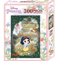 台灣直送 - 正品迪士尼 DISNEY 300塊拼圖 -C. Q版Snow White白雪公主 4y + PUZZLE