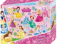 台灣直送 - 正品迪士尼 DISNEY 300塊拼圖 -I. Princess 公主系 白雪 艾莉亞 灰姑娘 貝兒 長髮公主 4y + PUZZLE