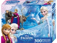 台灣直送 - 正品迪士尼 DISNEY 300塊拼圖 - K. Frozen (冰雪奇緣)Elsa 愛沙 Anna 安娜 4y + PUZZLE