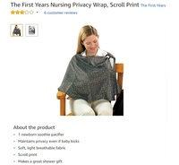  出口 美加 bb用品 Nursing Privacy Wrap 哺乳 授乳 母乳 圍巾 餵奶衣 披肩 $45一件包郵 