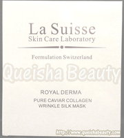  La Suisse 純魚子膠原蛋白活膚再生抗皺蠶絲面膜 - 6片盒裝  