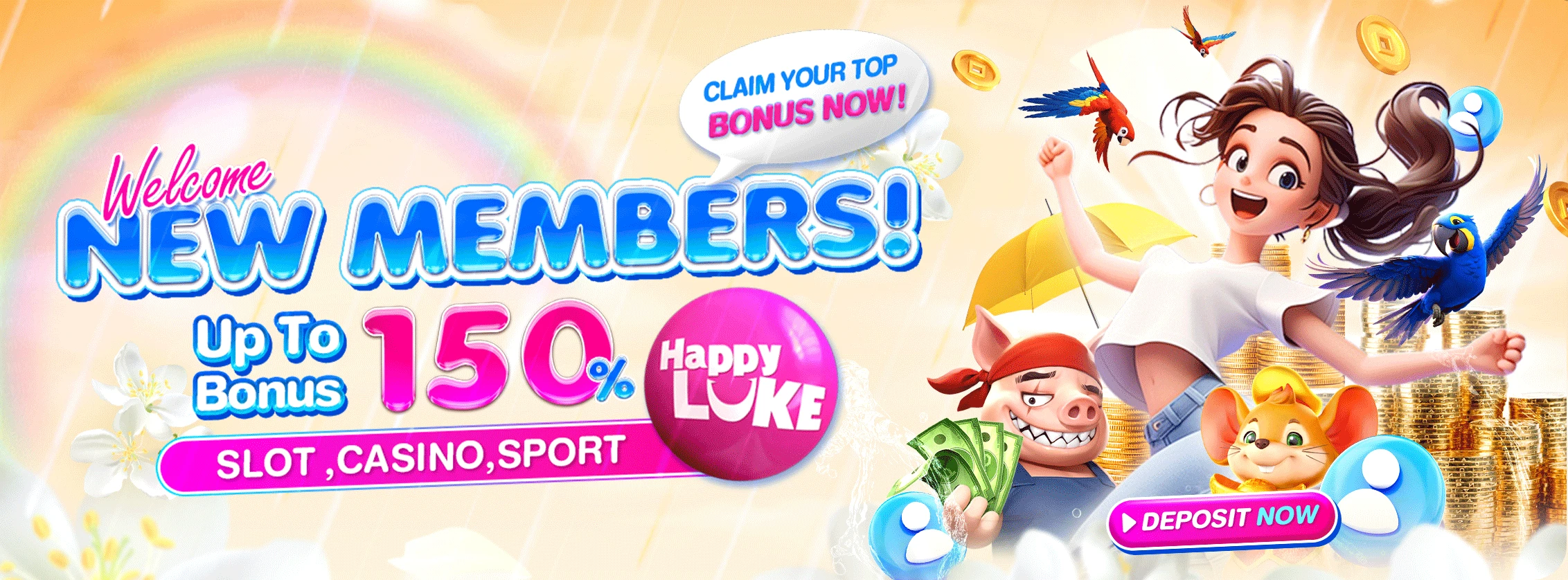 All welcome bonus