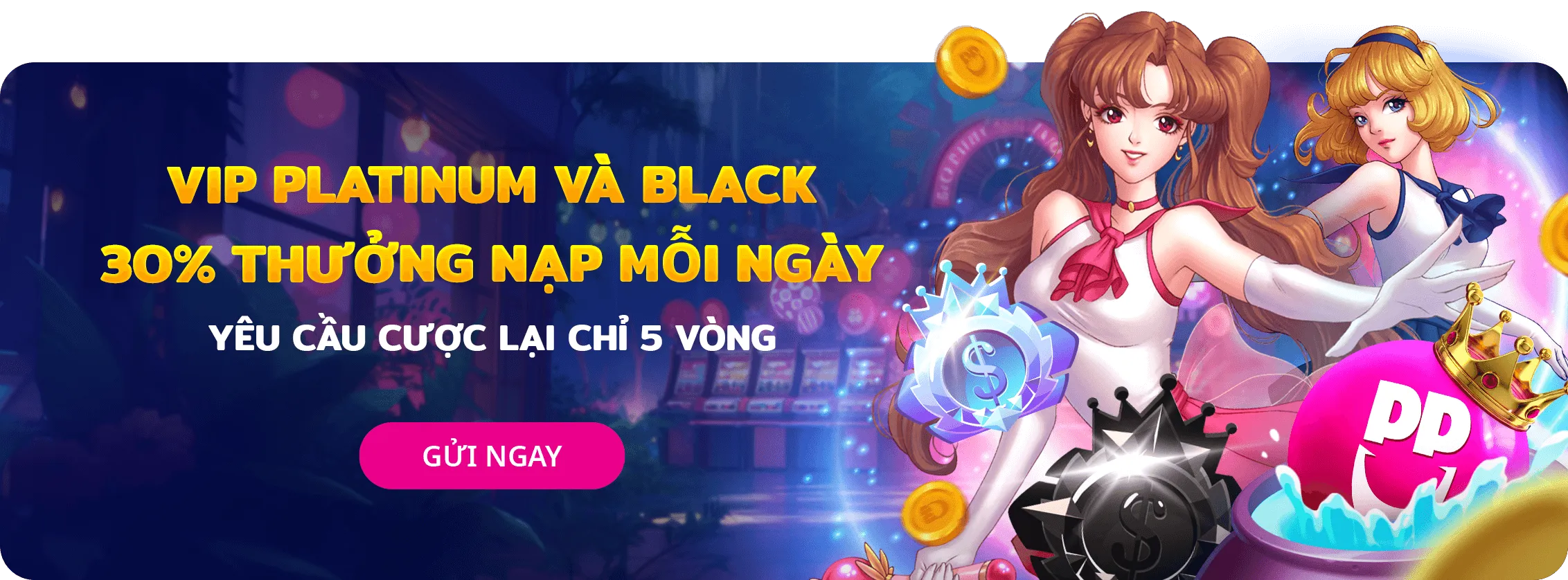 Vip - Thưởng Nạp Mỗi Ngày 30%! - Platinum & Black