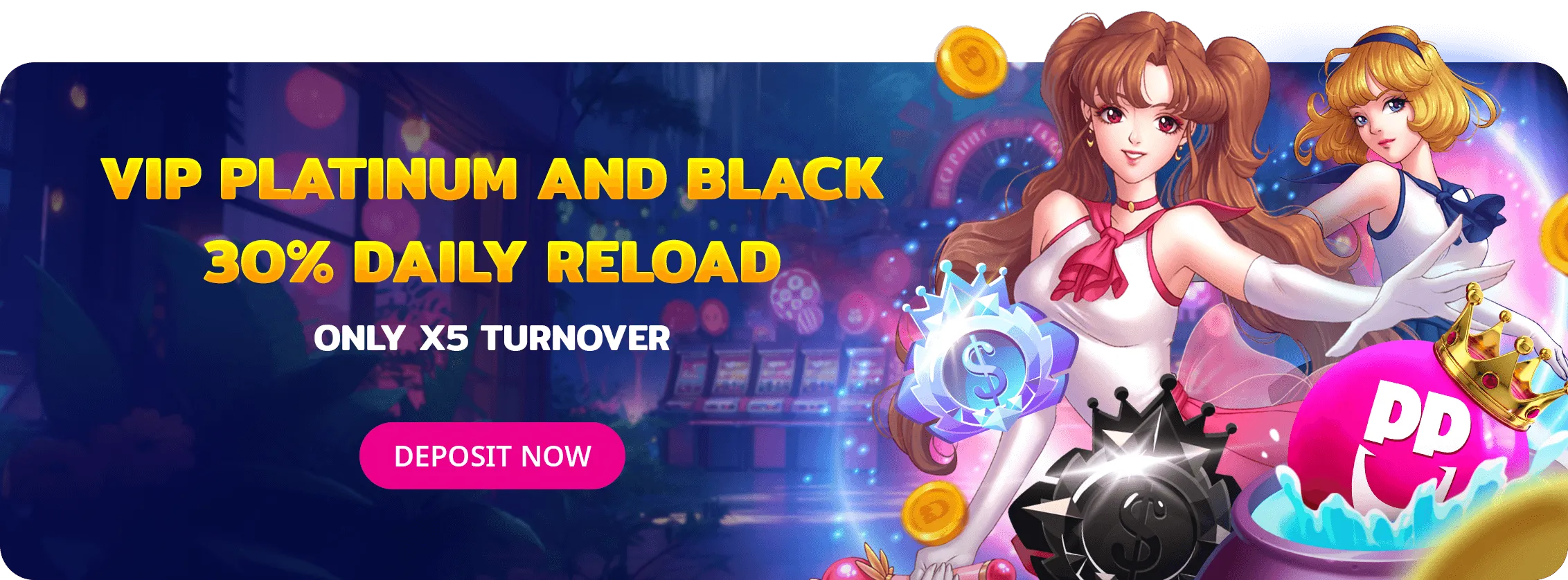 Vip - Daily Reload 30% - Platinum & Black