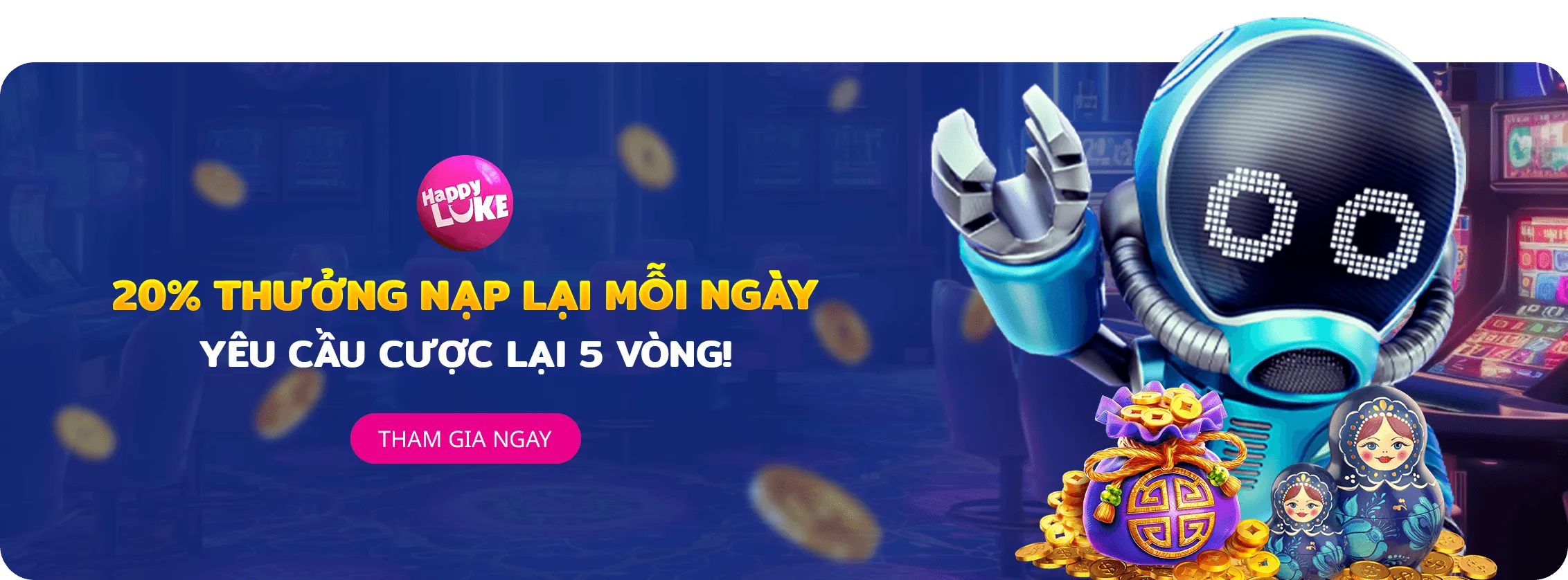 Thưởng Nạp 20% Mỗi Ngày!