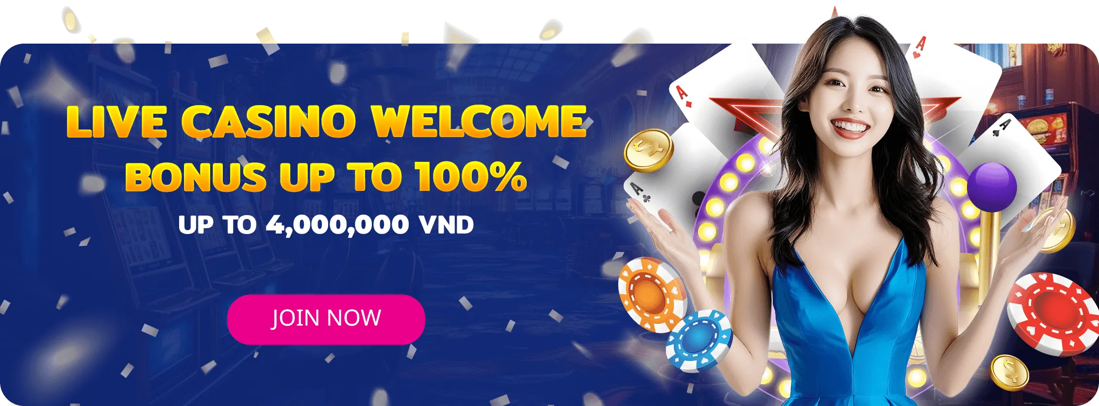 LIVE CASINO WELCOME