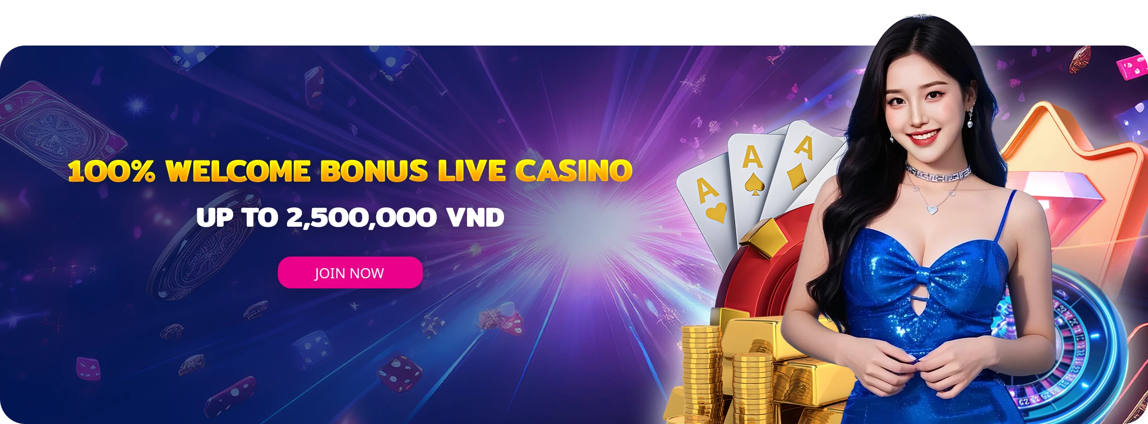 LIVE CASINO WELCOME