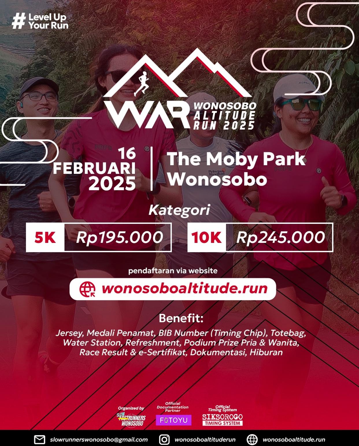 Wonosobo Altitude Run 2025