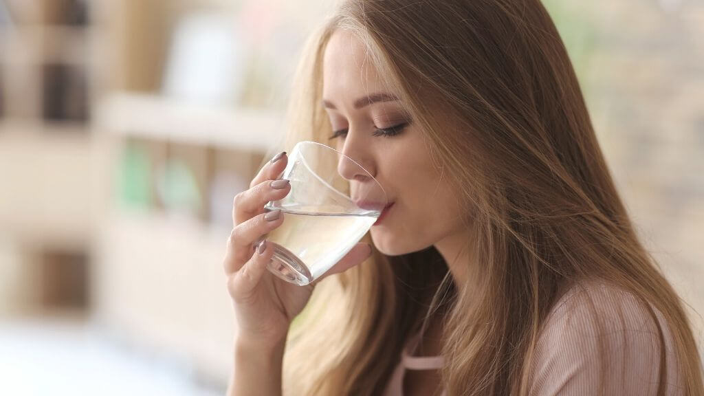 How hair improves when your drink more water