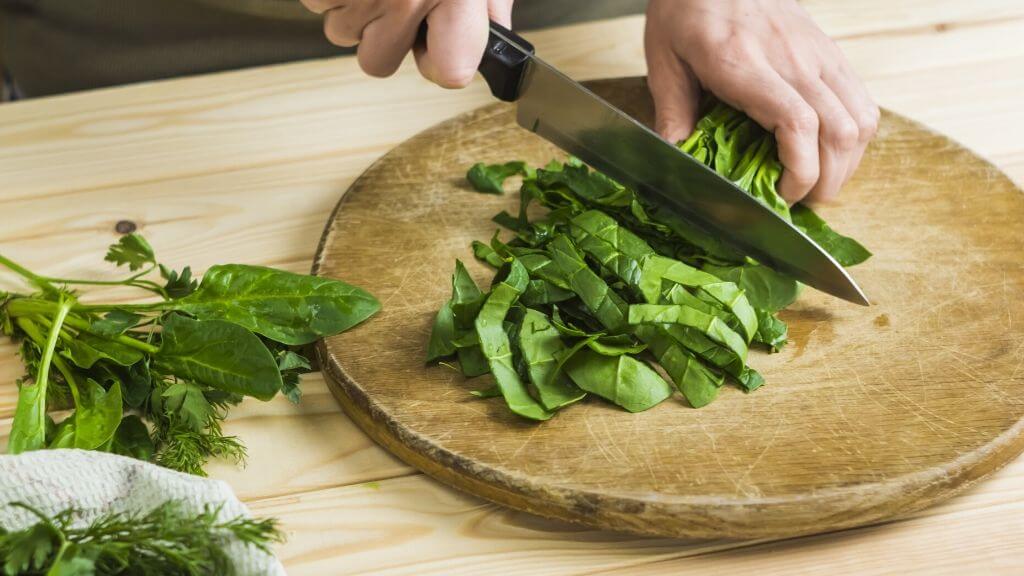 Citrus spinach salad