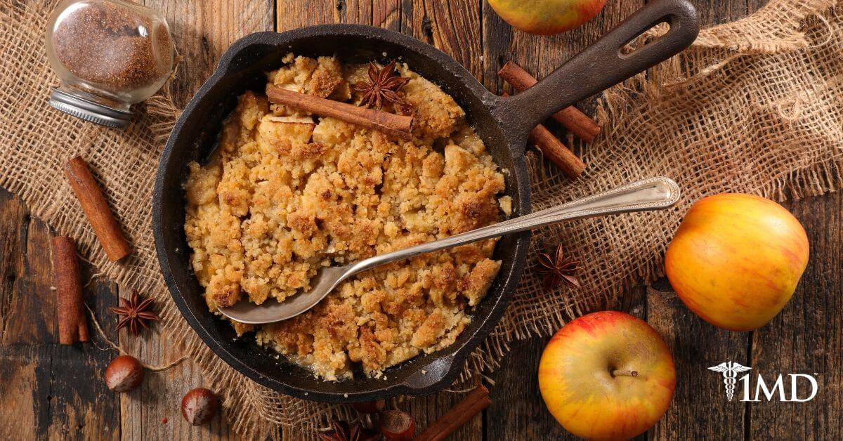 Diabetic-Friendly Dessert: A Delicious Apple Crisp Everyone Will Love | 1MD