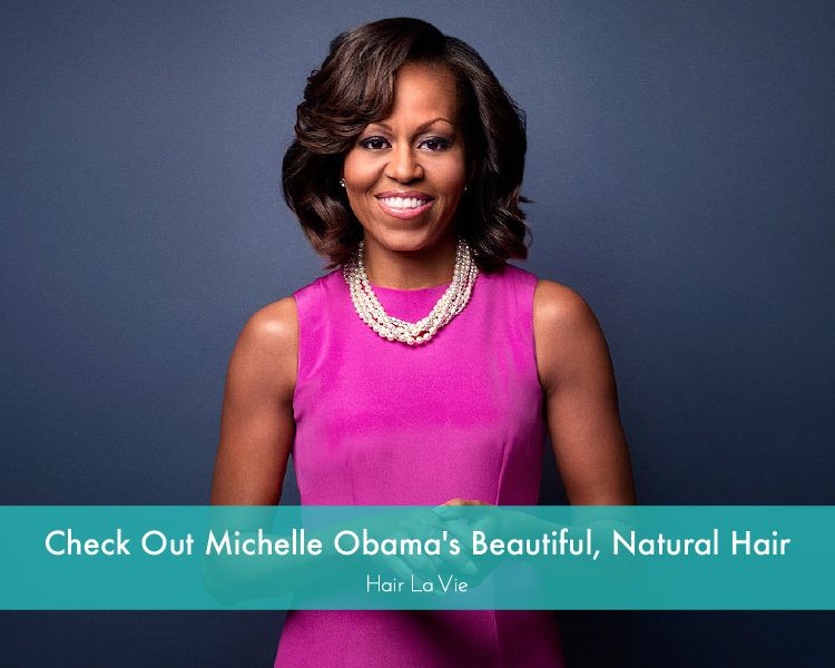 Michelle Obama Rocks Her Natural Hairstyle & We're Loving It