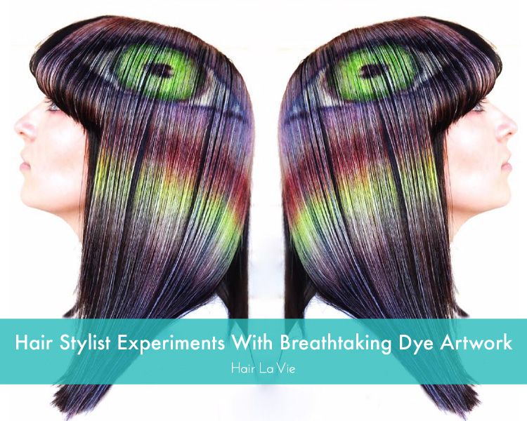 Experimental Hairstylist Goes Viral With Beautiful Hair Dye Designs