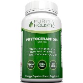 Purely Holistic Phytoceramides, Bottle Dietary supplement Veggie (30 Capsules)