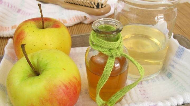 Apple cider vinegar for hair care