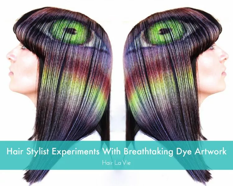 Experimental Hairstylist Goes Viral With Beautiful Hair Dye Designs