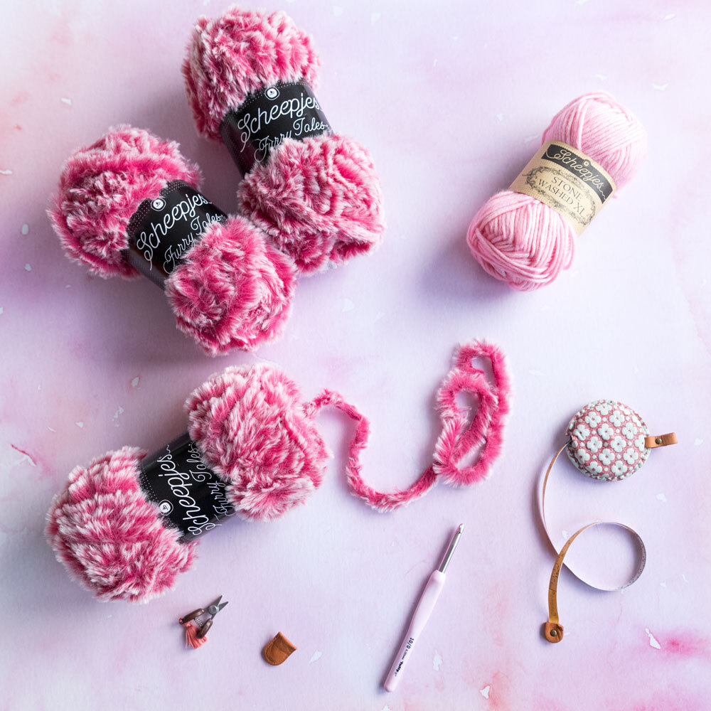 How to Crochet with Faux Fur Yarn