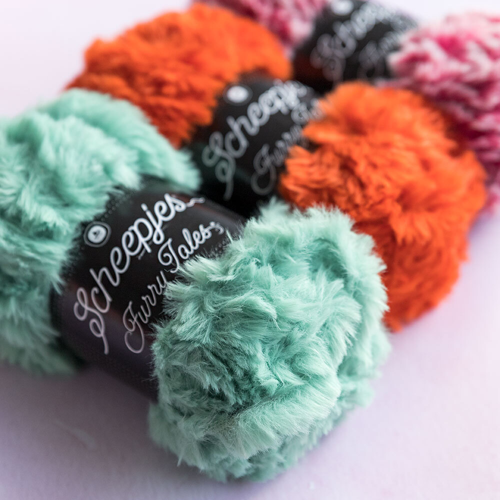 Furry Tales, a faux-fur yarn by Scheepjes