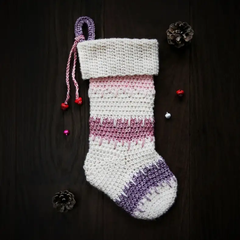 Christmas stocking square