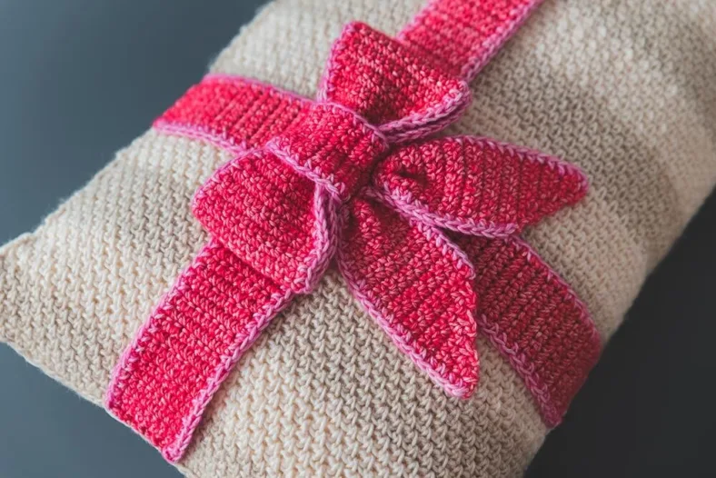 Present Pillow rectangular pillow close up