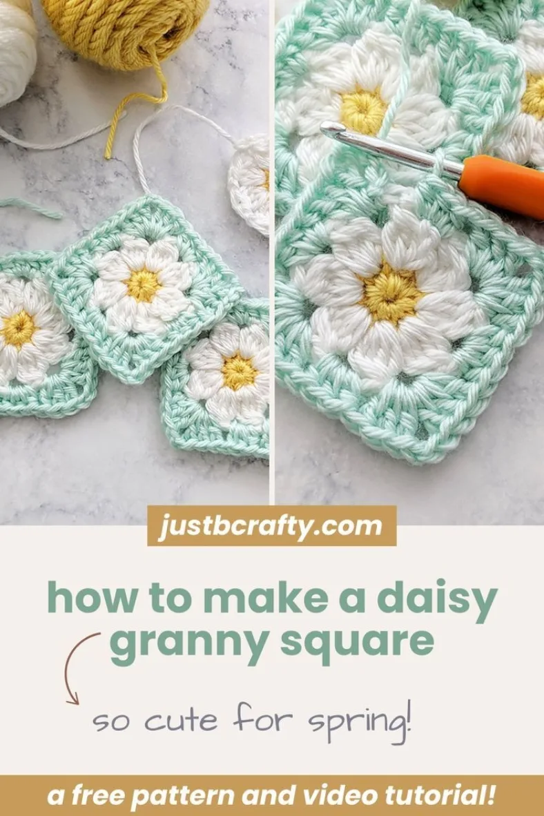Daisy Granny Square B Crafty