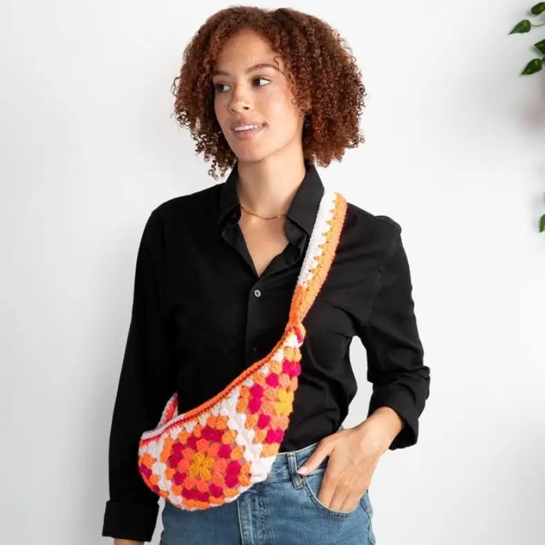 12 crossbody redheart yarnspirations