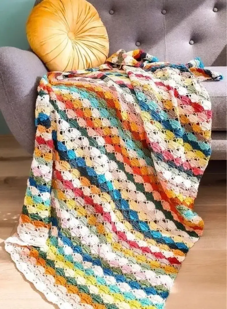 Majorelle blanket 2