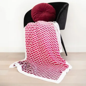 Brickwork baby blanket