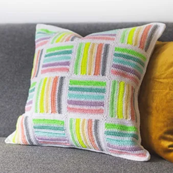 Luminous Loom Pillow