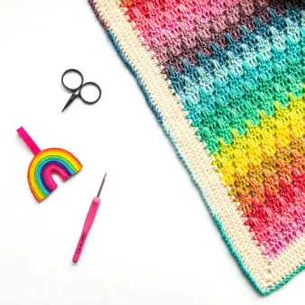Little Larksfoot Rainbow Blanket