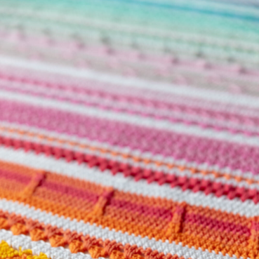 Baby Rainbow Sampler Blanket 2 (Part 2)
