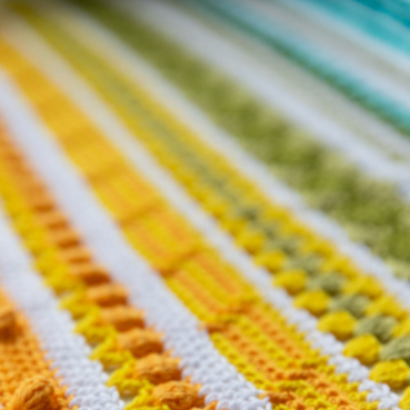 Baby Rainbow Sampler Blanket 2 (Part 6)