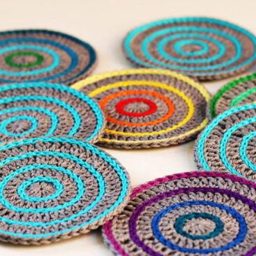 Gehaakte onderzetters: Roller Coasters