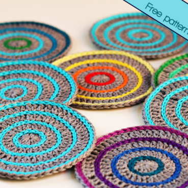 Crochet coasters: Roller Coasters